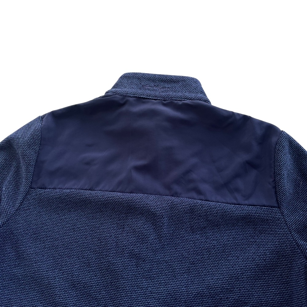 Ben Hogan Performance Men's S Navy Heather Blue Dura Fleece Full Zip Golf Jacket - Picture 14 of 16